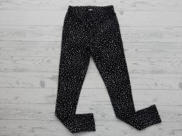 Zigga kinder legging zwart wit stip dessin maat 122