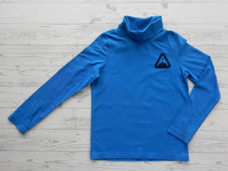 Kinder coltrui longsleeve blauw maat 122-128
