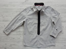 Palomino blouse overhemd wit zwart print maat 110