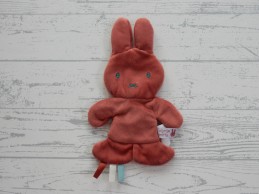 Nijntje knisperdoekje knuffeldoek velours roestbruin