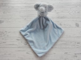Marks & Spencer knuffeldoek velours blauw olifant