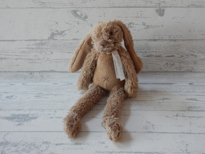 Happy Horse knuffel velours bruin clay konijn Rabbit Richie
