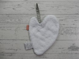 Witlof for Kids speendoekje teddy katoen roze Little Lof Misty Pink