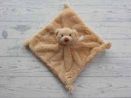 Happy Horse knuffeldoek velours bruin Beer Boogy