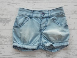 Hema baby denim short licht blauw maat 80