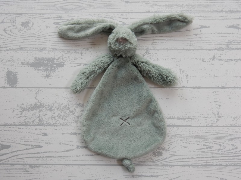 Happy Horse knuffeldoek velours groen green Rabbit Richie tuttle