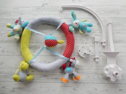 Prenatal muziekmobiel velours dirk junior draak dirk