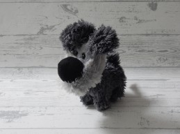 Woezel en Pip knuffel velours grijs Woezel 2018