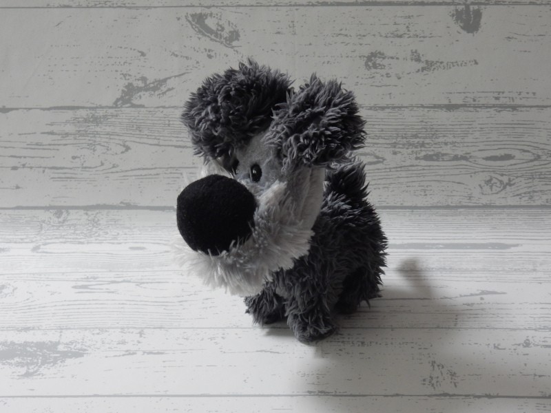 Woezel en Pip knuffel velours grijs Woezel 2018