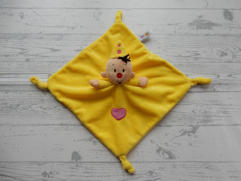 Bumba Studio 100 knuffeldoek velours geel