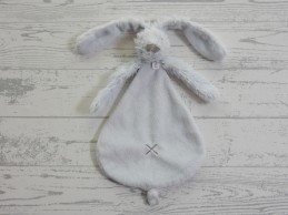 Happy Horse knuffeldoek velours blauw Rabbit Richie tuttle