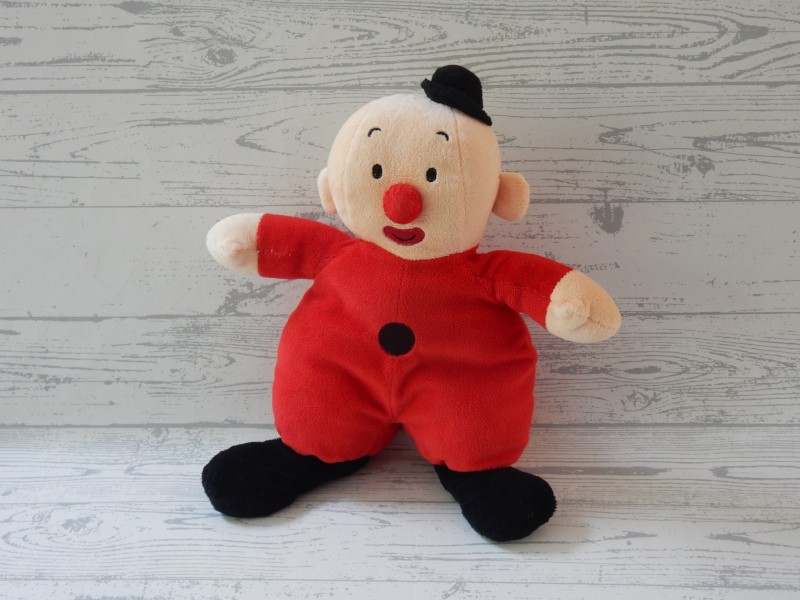 Bumba Studio 100 knuffel velours rood Bumbalu 30 cm