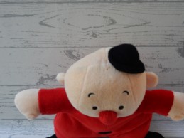 Bumba Studio 100 knuffel velours rood Bumbalu 30 cm