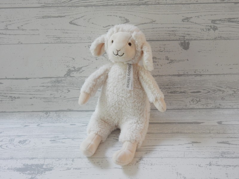 Happy Horse knuffel velours wit ivoor lamb lam Leo