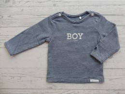 Noppies longsleeve blauw gestreept navy Newman