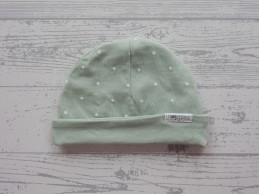 Noppies babymutsje mintgroen wit sterretjes maat 50-56