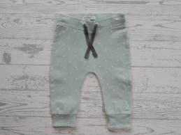 Noppies broekje grey mint wit sterretjes maat 62