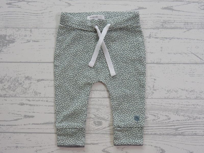 Noppies broekje grey mint stippen Kirsten