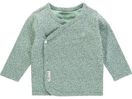 Noppies longsleeve overslag grey mint stippen Hannah maat 50