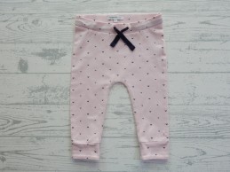Noppies broekje lichtroze donkerblauw hartjes Neenah maat 62