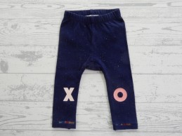 Noppies legging donkerblauw melange kleurtjes X O