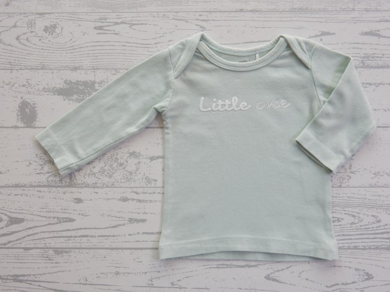 Prenatal longsleeve mint groen wit Little One maat 56