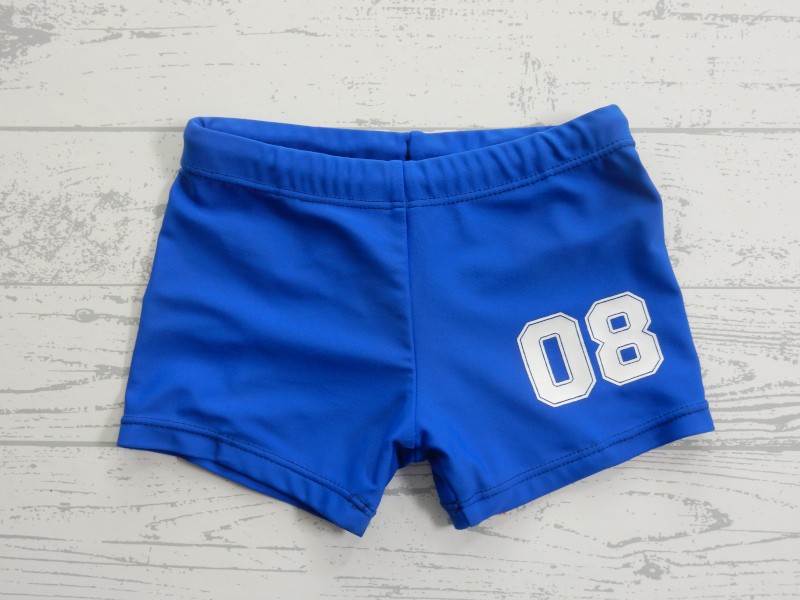 Zwembroek jongens blauw kobalt maat 92-98