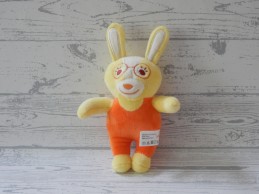 Zwitsal Interimage knuffel velours geel oranje konijn