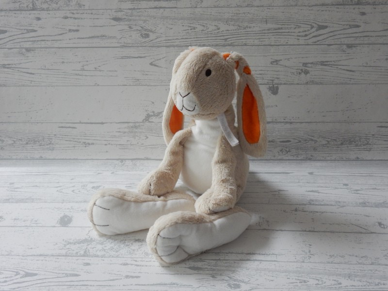 Happy Horse knuffel velours beige oranje konijn Rabbit Twine 42 cm