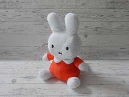 Nijntje rugtas velours wit oranje classic