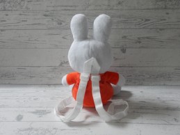 Nijntje rugtas velours wit oranje classic