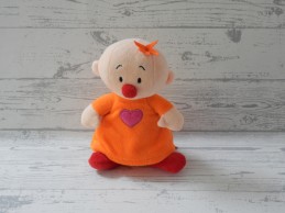 Bumba Studio 100 knuffel velours oranje Babilu