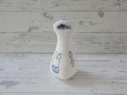 Nijntje Knuffel je Speen velours wit blauw geruit