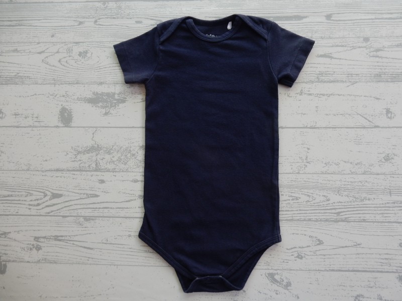 Dirkje romper korte mouw donkerblauw maat 86