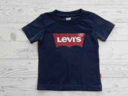 Levi's t-shirt donkerblauw rood maat 74-80