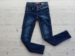 Vingino jeans spijkerbroek blauw donker flex fit Bernice maat 122