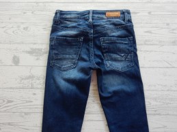 Vingino jeans spijkerbroek blauw donker flex fit Bernice maat 122