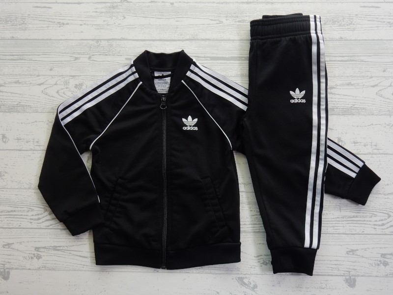 Adidas originals Adicolor SST trainingspak zwart wit maat 92