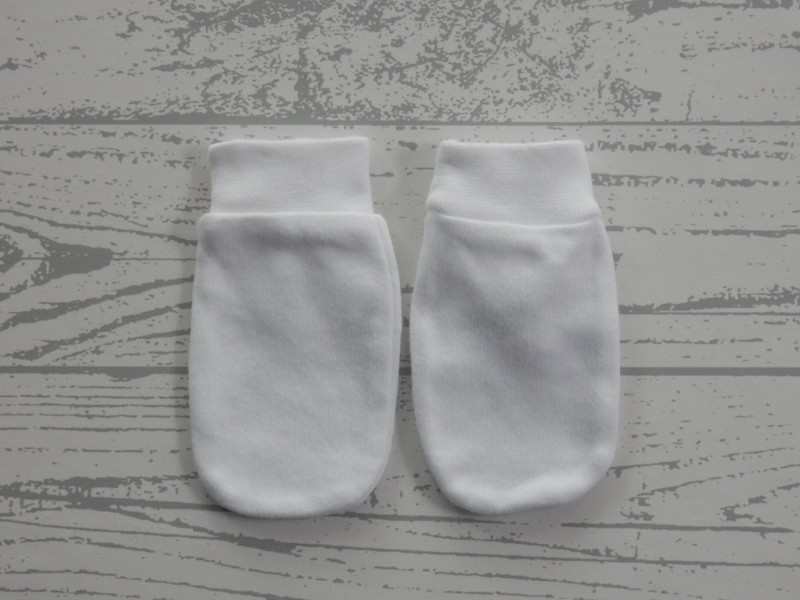 Hema krabwantjes wit 1 maat