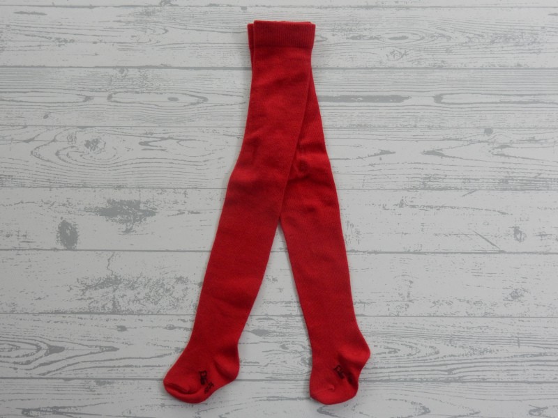 Bonnie Doon tights maillot rood strawberry maat 68-74
