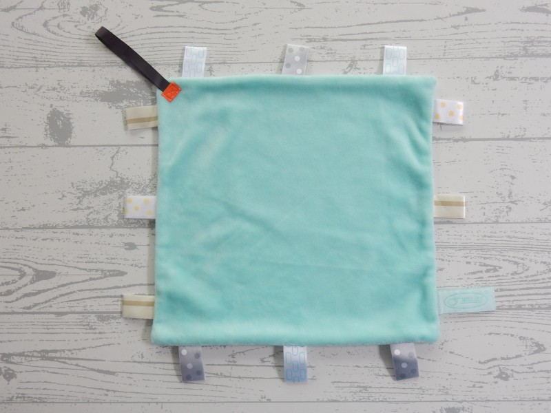 Funnies labeldoek velours mint groen labels