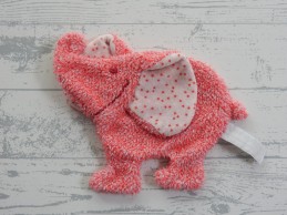 Happy Horse knuffeldoek velours knisper roze Olifant Erin 2006