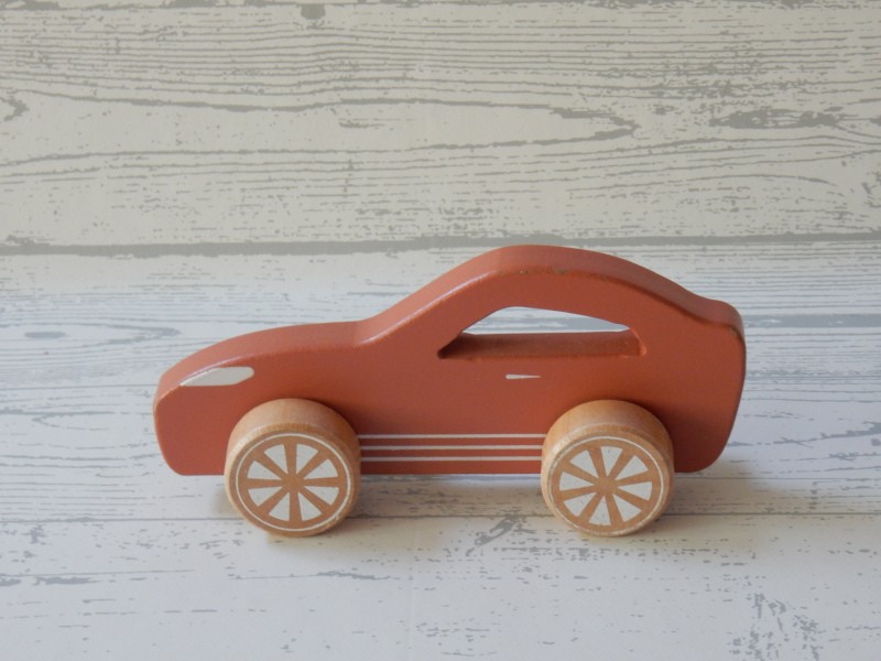 Little Dutch Tiamo houten auto sportauto roest