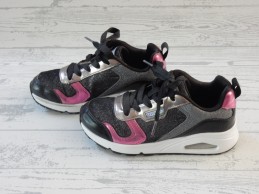 Skechers sneaker laag Uno 310513L-BKMT silver coloured maat 30