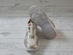 Braqeez sneakers laag beige goud panter Renee Run 421280-506 maat 32