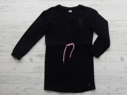 JM Shoeby jurk sweatstof zwart Chloe maat 122-128