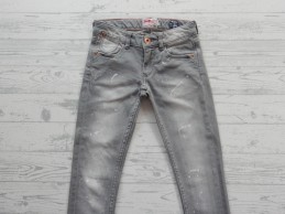 Vingino jeans spijkerbroek grijs skinny Aiace maat 128