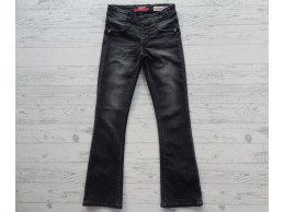 Vingino jeans spijkerbroek donkergrijs jegging flare Briona maat 128