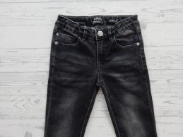Indian blue jeans spijkerbroek dark grey flex skinny fit Jill maat 140