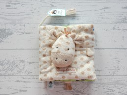 Jellycat stoffen boek velours katoen Georgie Giraffe